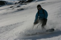 Heliski Riksgränsen 30 april 2009. Foto: Andreas Bengtsson